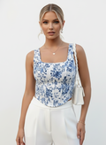 Seraphina Toile Corset Top